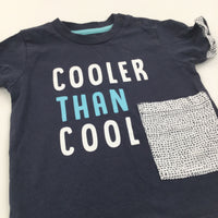 'Cooler Than Cool' Navy T-Shirt - Boys 12-18 Months