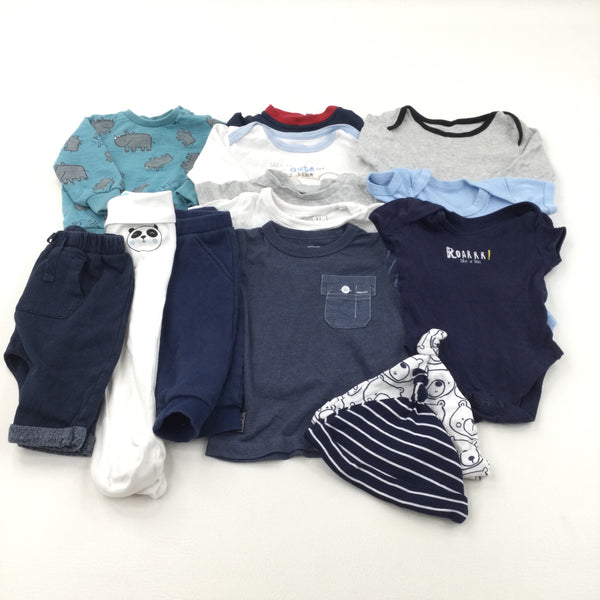 Baby Clothes Bundle (14 Items) - Boys 3-6 Months – Katie's Kids Clothes