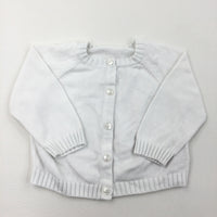 White Cardigan - Girls 0-3 Months