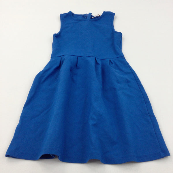 Blue Jersey Dress - Girls 5-6 Years