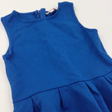 Blue Jersey Dress - Girls 5-6 Years