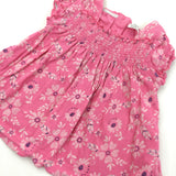 Flowery Pink T-Shirt - Girls 0-3 Months