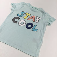 'Stay Cool' Pale Green T-Shirt - Boys 9-12 Months