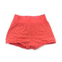 Hearts Yellow & Red Lightweight Jersey Shorts - Girls 4-6 Months