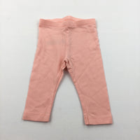 Peach Leggings - Girls 2-6 Months