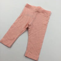 Peach Leggings - Girls 2-6 Months