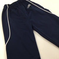 Navy Tracksuit Bottoms - Boys 3-6 Months