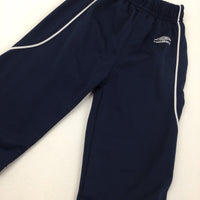 Navy Tracksuit Bottoms - Boys 3-6 Months