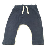 Navy Lightweight Jersey Trousers - Boys 6-9 Months