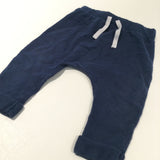 Navy Lightweight Jersey Trousers - Boys 6-9 Months