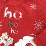 'Ho Ho Ho' Red Long Sleeve Top - Boys/Girls 3-6 Months