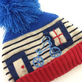 Bicycle Bobble Hat - Boys 3-6 Months