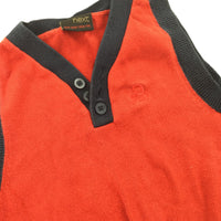 Red, Navy & Grey Tank Top - Boys 3-6 Months