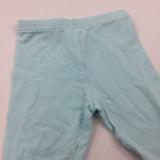 Pale Blue Lightweight Jersey Shorts - Girls 6-9 Months