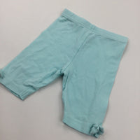 Pale Blue Lightweight Jersey Shorts - Girls 6-9 Months