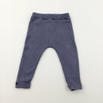 Blue Knitted Leggings - Boys 9-12 Months