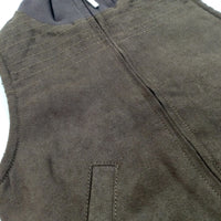 **NEW** Brown Suede Effect Fleece Lined Gilet - Boys 9-12 Months