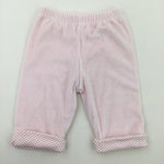 Pale Pink Lined Trousers - Girls 3-6 Months