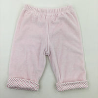 Pale Pink Lined Trousers - Girls 3-6 Months