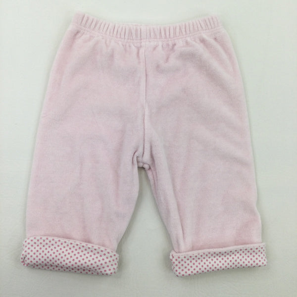 Pale Pink Lined Trousers - Girls 3-6 Months