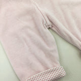 Pale Pink Lined Trousers - Girls 3-6 Months