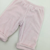 Pale Pink Lined Trousers - Girls 3-6 Months