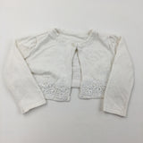 White Cardigan - Girls 6-9 Months
