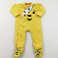 Pudsey Yellow Lightweight Pramsuit - Boys 9-12 Months