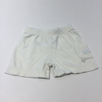 'Tiny Tortoise' Cream Jersey Shorts - Boys Newborn