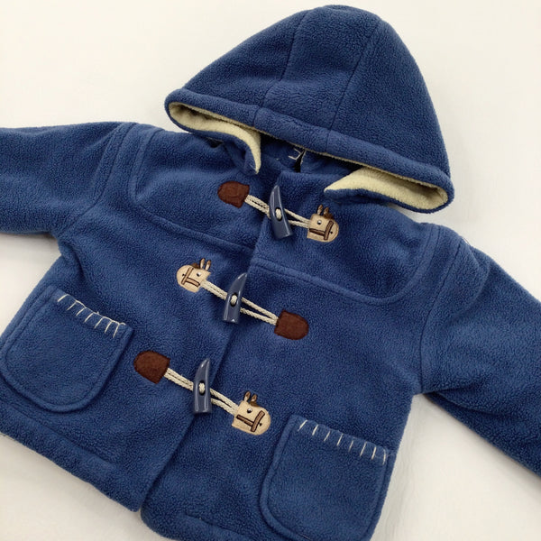 Fleece duffle coat womens sale