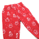 Penguins & Snowflakes Red Pyjama Bottoms - Girls 9-12 - Christmas