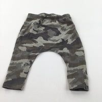 Camouflage Green Lightweight Jersey Trousers - Boys 3-6 Months