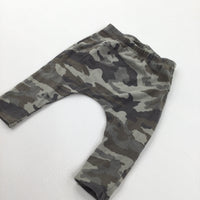 Camouflage Green Lightweight Jersey Trousers - Boys 3-6 Months