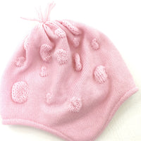 Pale Pink Fleece Lined Hat - Girls 6-12 Months