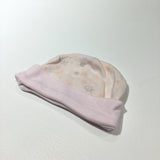 Flowers Pink Jersey Hat - Girls Newborn