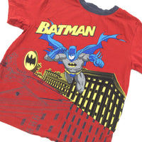 Batman Red T-Shirt - Boys 6-7 Years