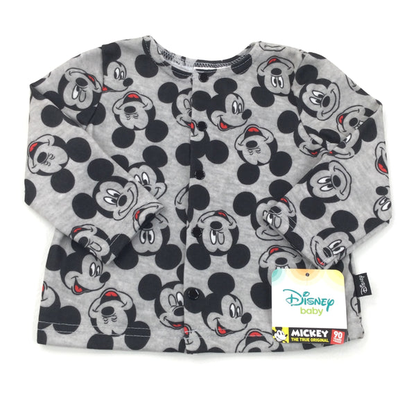 **NEW** Mickey Mouse Grey Cardigan - Girls 3-6 Months