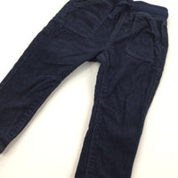Navy Cords - Boys 12-18 Months