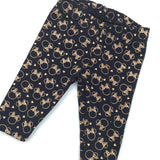 Minnie Mouse Gold & Black Leggings - Girls 0-3 Months