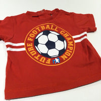 'Future Football Club Champ' Red T-Shirt - Boys 3-6 Months