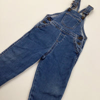 Mid Blue Denim Dungarees - Boys 12-18 Months