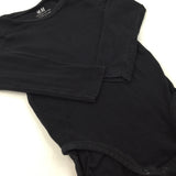Black Long Sleeve Bodysuit - Boys/Girls 12-18 Months