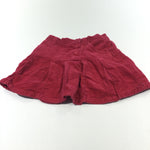 Dark Pink Corduroy Skirt - Girls 18-24 Months