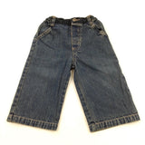 Dark Blue Denim Jeans - Boys 12-18 Months
