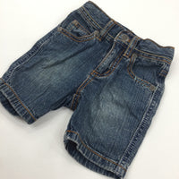 Dark Blue Denim Jeans - Boys 0-3 Months