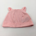 Pink Hat with Ears - Girls 12-24 Months