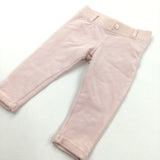 Pale Pink Jeggings - Girls 6-9 Months