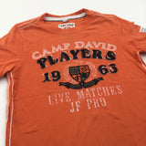 'Players 1963' Orange T-Shirt - Boys 5-6 Years