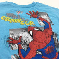 'Web Crawler' Spider-man Blue T-Shirt - Boys 2 Years