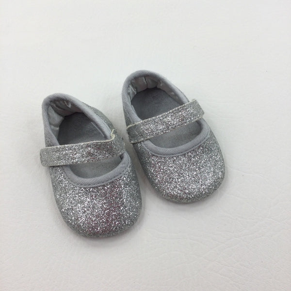 Glittery Party Shoes - Girls Newborn - Shoe Size 0